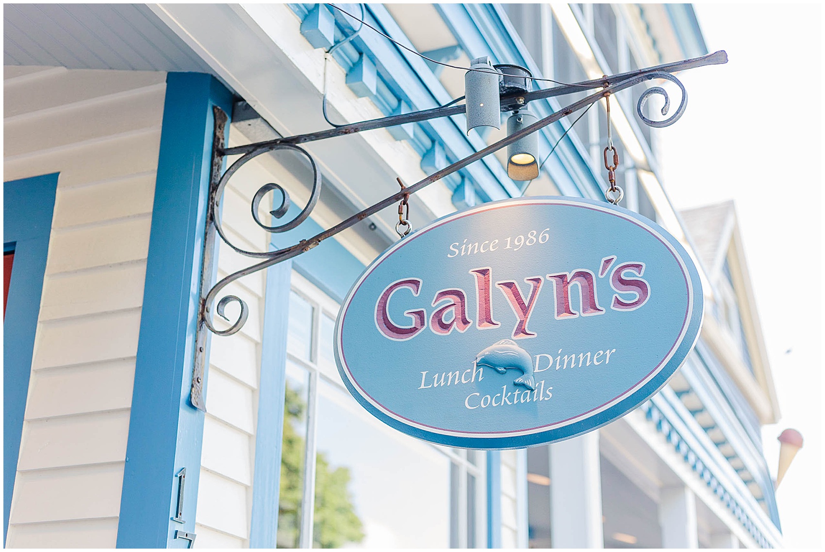 Galyn's restaurant sign things to do in maine
